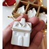 Vánoční domečky - ozdoby na stromeček set 3ks