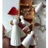 Vánoční andílci - ozdoby na stromeček set 2ks