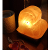 Himalájská solná lampa - Srdce 22x20cm, 5kg s LED osvětlením