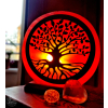 Himalájská solná lampa - Strom života 22x20cm, 5kg s LED osvětlením