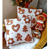 Vánoční polštář s motivem perníčků 45cm
