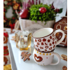 Porcelánový vánoční hrníček s motivem perníčků 150ml – set 2ks