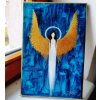 Obraz - Anděl Vnitřního klidu - olej na plátně 30x20cm