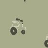 Traktor - zelené