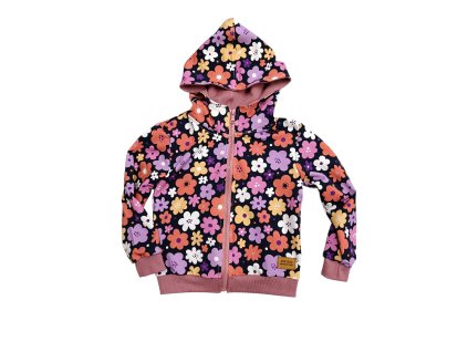 Mikina na zips s kapucňou