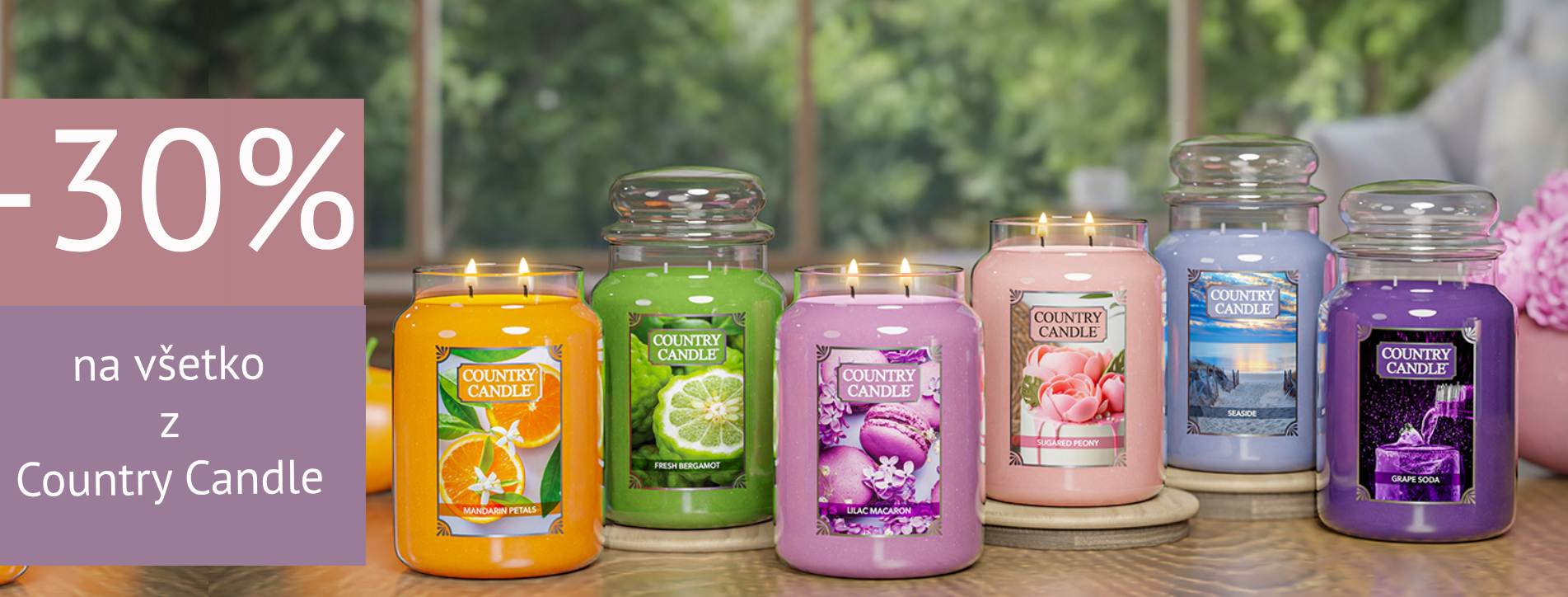 Country Candle -30%