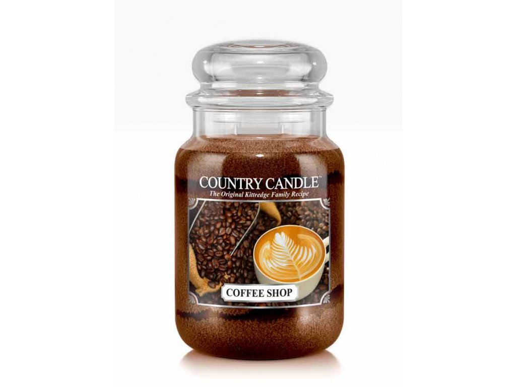 Country Candle Coffee Shop vonná sviečka veľká 2-knôtová (652 g)