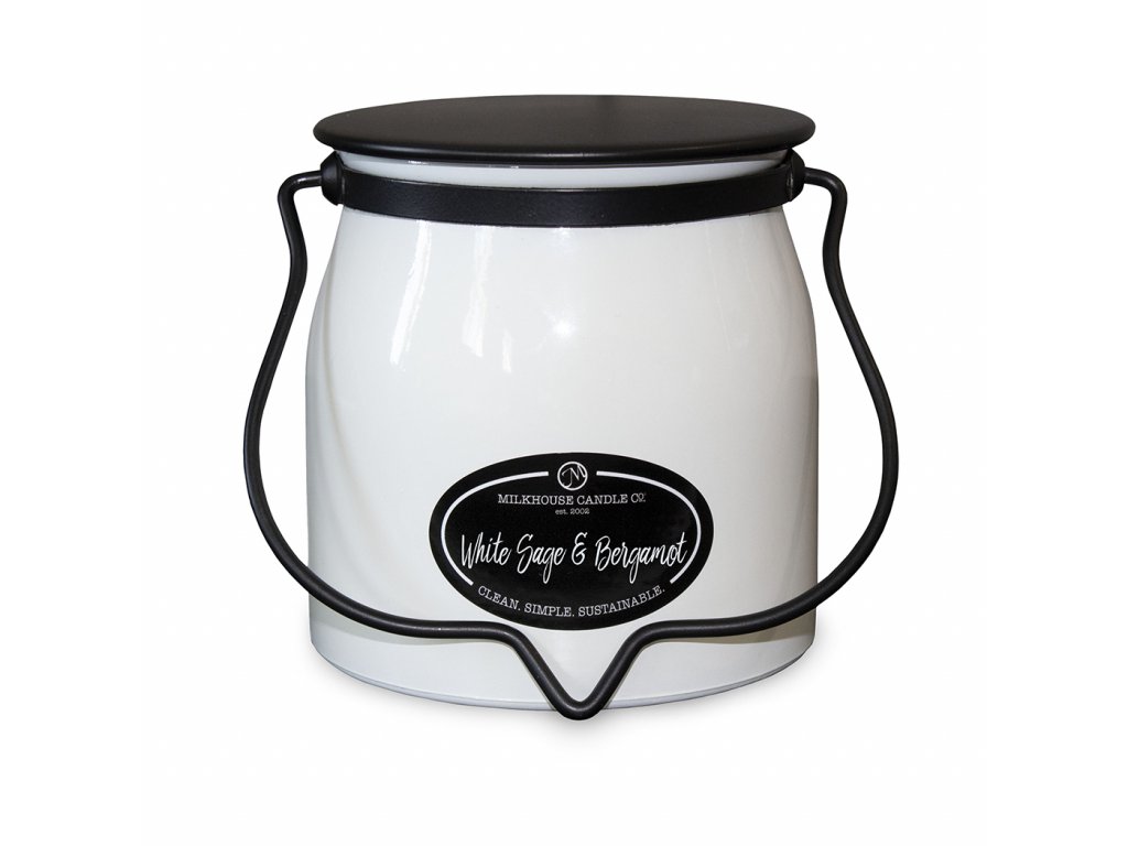 White Sage & Bergamot 16oz Glow Jar