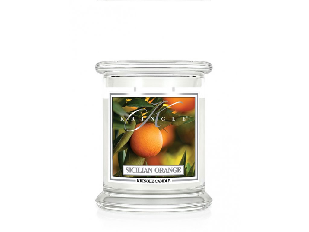 Kringle Candle Sicilian Orange vonná sviečka stredná 2-knôtová (411 g)