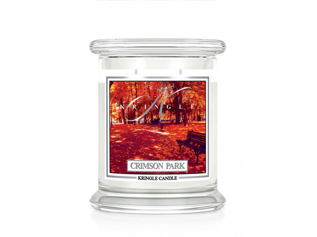 Kringle Candle Crimson Park vonná sviečka stredná 2-knôtová (411 g)