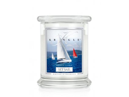 Kringle Candle Set Sail vonná sviečka stredná 2-knôtová (411 g)