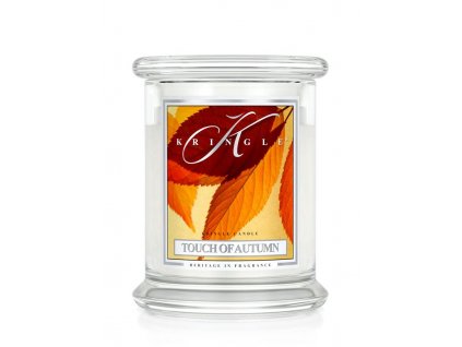 Kringle Candle Touch of Autumn vonná sviečka stredná 2-knôtová (411 g)