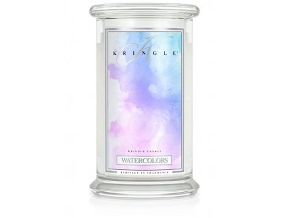 Kringle Candle Watercolors vonná sviečka veľká 2-knôtová (624 g)