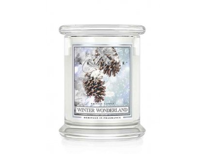 Kringle Candle Winter Wonderland vonná sviečka stredná 2-knôtová (411 g)