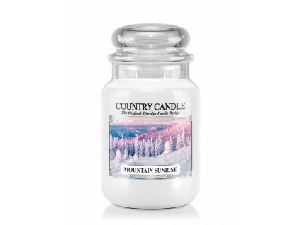 Country Candle Mountain Sunrise vonná sviečka veľká 2-knôtová (652 g)