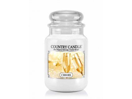 Country Candle Cheers vonná sviečka veľká 2-knôtová (652 g)