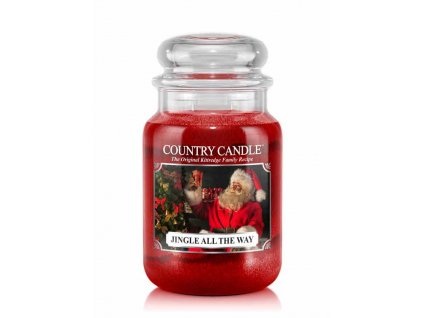 Country Candle Jingle All The Way vonná sviečka veľká 2-knôtová (652 g)