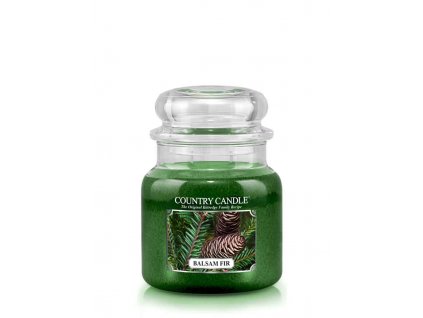 Country Candle Balsam Fir vonná sviečka stredná 2-knôtová (453 g)