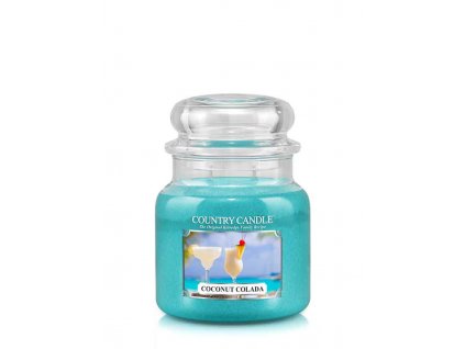 Country Candle Coconut Colada vonná sviečka stredná 2-knôtová (453 g)