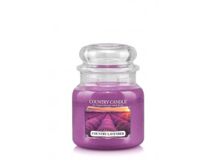 COUNTRY CANDLE COUNTRY Lavender vonná sviečka stredná 2-knôtová (453 g)