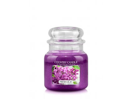 Country Candle Fresh Lilac vonná sviečka stredná 2-knôtová (453 g)
