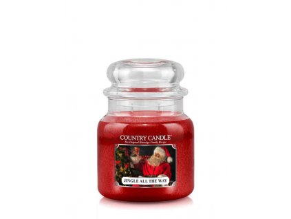 Country Candle Jingle All The Way vonná sviečka stredná 2-knôtová (453 g)