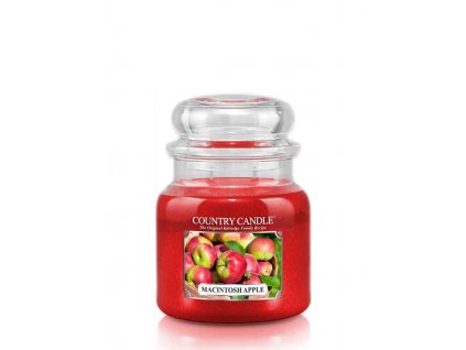 Country Candle Macintosh Apple vonná sviečka stredná 2-knôtová (453 g)