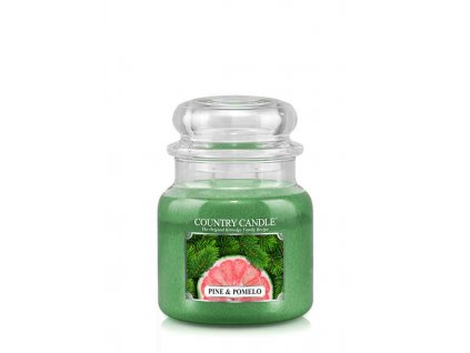 Country Candle Pine & Pomelo vonná sviečka stredná 2-knôtová (453 g)