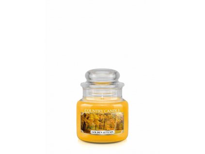 Country Candle Golden Autumn vonná sviečka mini 1-knôtová (104 g)