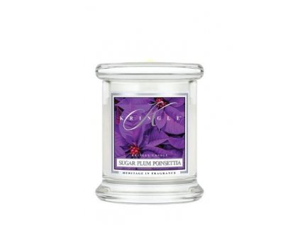 Kringle Candle Sugar Plum Poinsettia vonná sviečka mini 1-knôtová (127 g)