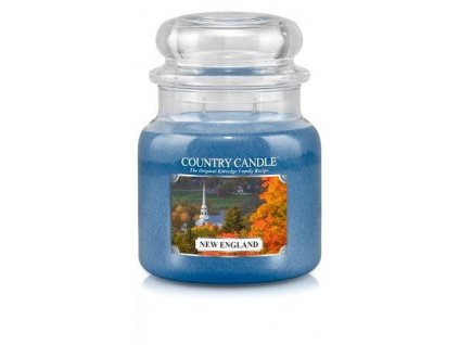 Country Candle New England vonná sviečka stredná 2-knôtová (453 g)