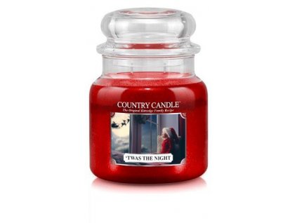 Country Candle 'Twas the Night vonná sviečka stredná 2-knôtová (453 g)