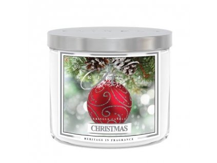 Kringle Candle TUMBLER Christmas vonná sviečka stredná 2-knôtová (411 g)