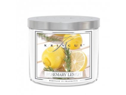 Kringle Candle TUMBLER Rosemary Lemon vonná sviečka stredná 2-knôtová (411 g)