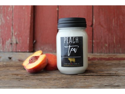 MILKHOUSE CANDLE Peach Tea vonná sviečka Farmhouse Jar (368 g)