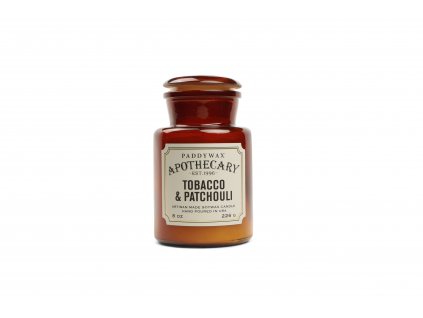 Paddywax Apothecary TOBACCO & PATCHOULI vonná sviečka (8oz / 226g)