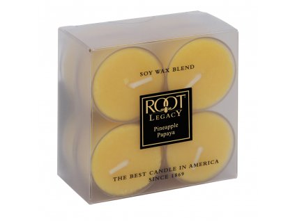 ROOT CANDLES Tea Lights Pineapple & Papaya