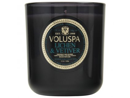 Voluspa Maison Noir Classic Maison Boxed Candle Lichen & Vetiver vonná sviečka (340g)