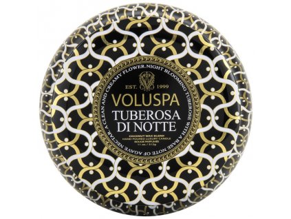 Voluspa Maison Noir Candle Tuberosa Di Notte Travel Tin 2-knôtová vonná sviečka (312g)