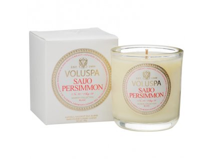 Voluspa Maison Blanc Saijo Persimmon 3 oz Classic Maison Boxed Votive (85g)