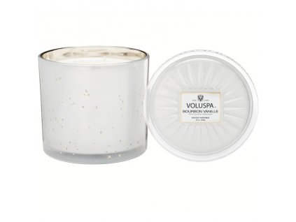 Voluspa Vermeil Bourbon Vanille 36 oz Grande Maison Candle w/ Lid