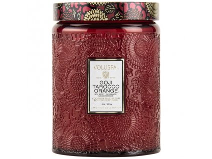 Voluspa Japonica Goji & Tarocco Orange Large Jar vonná sviečka (18oz / 510g)