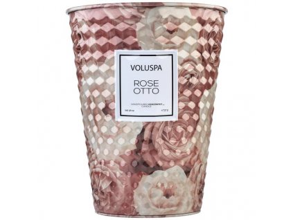 Voluspa Roses Rose Otto Giant Ice Cream Cone Table Candle
