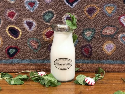 MILKHOUSE CANDLE Moroccan Mint vonná sviečka MILKBOTTLE (227 g)