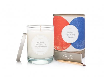 KOBO Natural Math Honey Magnolia Candle vonná sviečka (11oz / 312g)