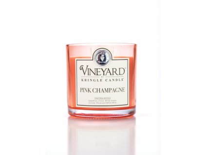 Kringle Candle VINEYARD  Pink Champagne vonná sviečka 4-knôtová (737 g)