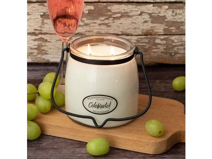 MILKHOUSE CANDLE Celebrate! vonná sviečka BUTTER JAR 2-knôtová (454 g)