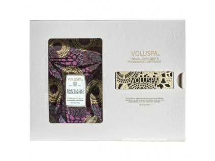 Voluspa Travel Diffuser Santiago Huckleberry - vôňa do auta