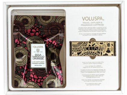 Voluspa Travel Diffuser Goji Tarroco Orange - vôňa do auta
