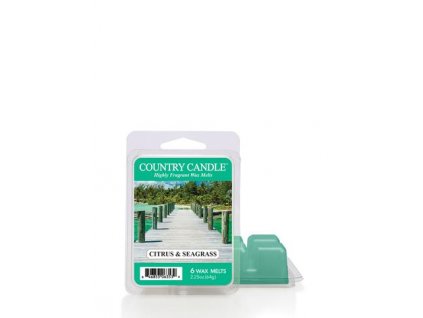 Country Candle Citrus & Seagrass vonný vosk (64 g)